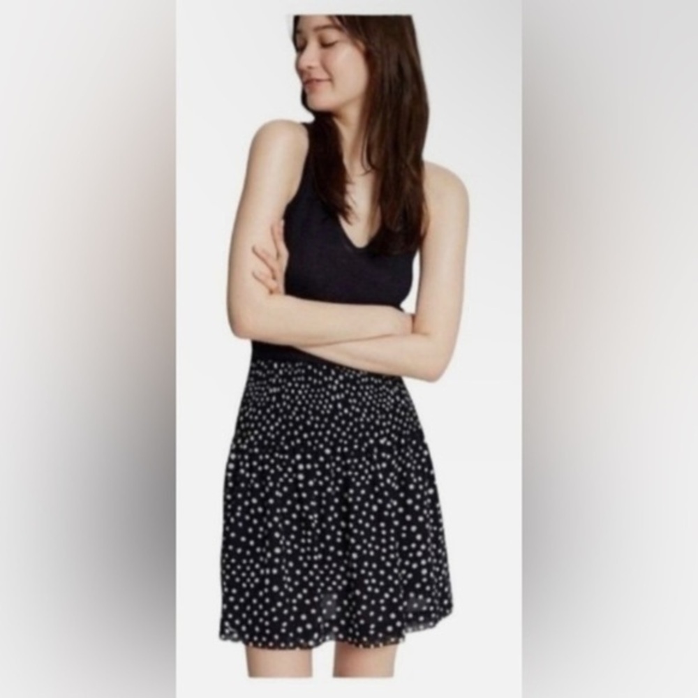 Loft elastic waist polka dot mini skirt - size 6 - Picture 2 of 6